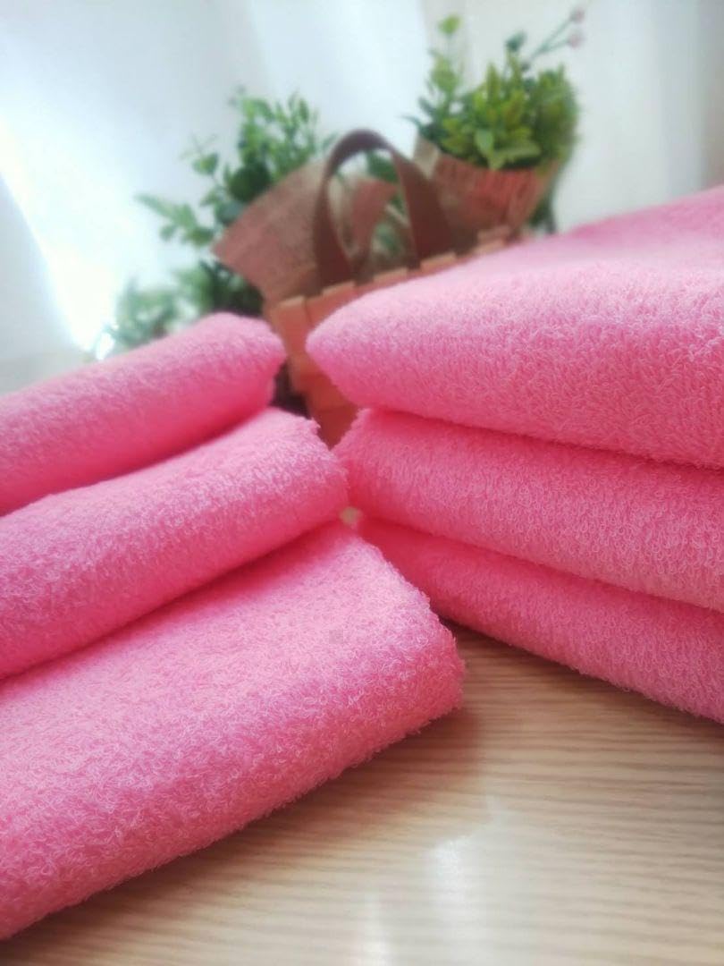 新品泉州タオル〉高級綿糸ピンクフェイスタオルセット100枚組 まとめて売り